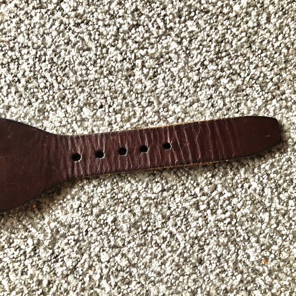 Authentic Miu Miu Wide Brown Leather Belt main image 7
